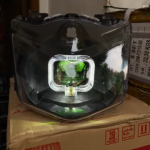 Lampu Biled Beat Karbu X1 Full Set Reflektor Devil RGB