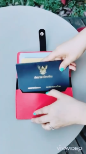 กระเป๋าหนังสีดํา กระเป๋าจัดระเบียบสมุดบัญชีธนาคาร ใส่ได้ถึง 14 ช่องรวมปก (ใส่ทะเบียนบ้านได้ที่ช่องปก)