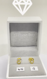 MJ Jewellery Gold Earrings S127 375 Gold & 916 Gold