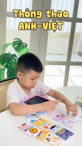 Máy đọc viết song ngữ Anh Việt giúp trẻ tập luyện phát âm và đọc viết sớm