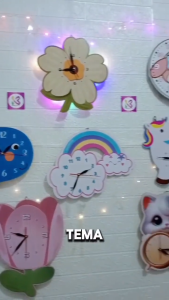 Grosir jam dinding Beli 1 GRATIS 1 hiasan dinding/jam dinding anak Tema Anime/jam dinding anak karakter/jam dinding anak aesthetic