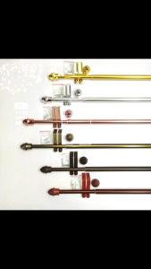 【Free Shipping】QAQA NEW Size Curtain Rod Curtain Rod Adjustable Extendable Rod Set Curtain Pole With Screws And Brackets Roman Rod Gold And Silver Curtain Rod With Accessories Set Adjustable Retractable Aluminum Silver Rustproof Home Life Hot Sale