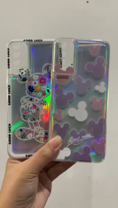 Case Hologram REALME 10 C15 C33 Motif (3D MIKIE) Softcase Hologram Bening Tebal - Clear Case 2MM - Sofkes Hp - Kesing Lucu - Casing Viral