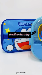 Comel Kids Bag Bekas Makan Pikachu Doraemon Kitty Princess Elsa Anna 304 Stainless Steel Lunch Box Lunch Bag Holder 儿童饭盒