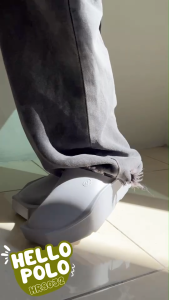 Hello Polo รองเท้าแตะผู้หญิง รองเท้าหัวปิด รุ่น HP8032 รองรับน้ำหนักได้ดี ไม่อับเท้า EVA แฟชั่น Size 36-41