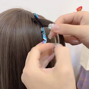 ALENADAY - Ikat Rambut Spiral Korea Fashion Anak Perempuan Lucu Dengan Hiasan Cantik KCR22