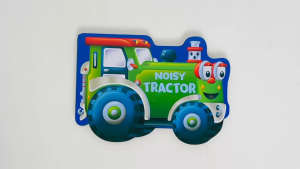 Noisy Tractor Story Book Easy To Read Shaped Board Book (Hardcover) For Toddler