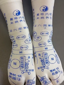 Acupoint Illustrated Socks: A Comfortable Foot Care Solution