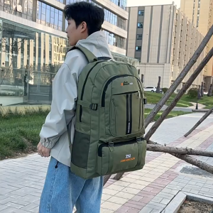 Korean Version Large Capacity Backpack: Men's & Women's Travel Bag