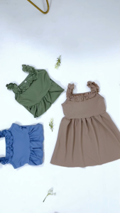 Dress Anak Bayi OLIVIA Dress Gaun Balita 0-4 Tahun Murah BENNA