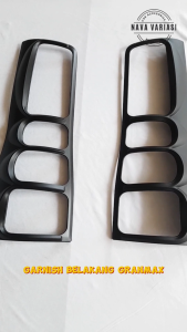 Cover Garnish Belakang Grand Max Cover Lampu Belakang Mobil Granmax Hitam Doff Premium