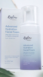 Reglow Skin Barrier Series: Advanced Hydrating Facial Foam dengan 8X Ceramide