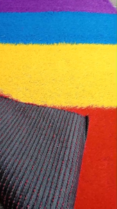 (ยกม้วนราคาถูกกว่า) หญ้าเทียมแฟนซี สีสันสดใสทอแน่นๆขนาดขนหญ้า 3 cm.กว้าง2m.ยาว25m.ปูพื้นที่ได้ 50ตรม. เคลือบกันUVมีรูระบายน้ำ ทำความสะอาด ดูแลง่ายมากๆ