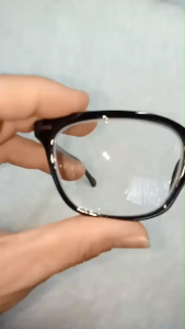 Kacamata Minus Pria & Wanita - Frame Mika Warna Hitam