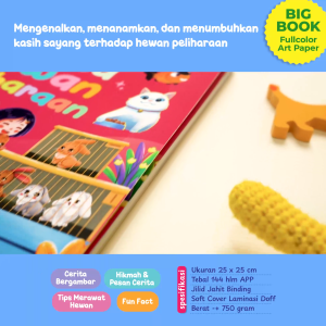 Story Book : Cerita Hewan Peliharaan - Buku Edukasi Anak - Buku Terbaru Anak - Big Book