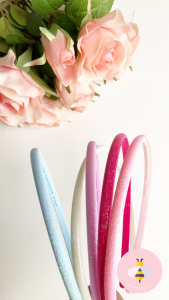 Pinky Bee Bando / Headband Glitter 0.6cm 69250800