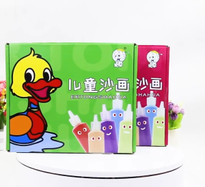 DIY SAND PAINTING SET Mainan Edukasi Menggambar Melukis Dengan Pasir Warna