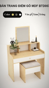 FREESHIP HCM - Bộ Bàn Trang Điểm + Gương + Ghế Ngồi Tatana BTD007 - có thiết kế theo yêu cầu