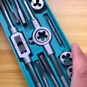 Hand tap and die set Alat Snai dan Tap Ulir Baut Senai Die Senei hand tap set kunci pas set Pro Mati 8Pcs 12Pcs 20Pcs Baut Mur Peralatan Tangan Logam Paduan