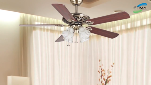 Kipas Angin Ceiling MT Edma 52IN Supra Kipas Lampu dengan fitting bohlam E27 dan 3 Speed Pull Chain