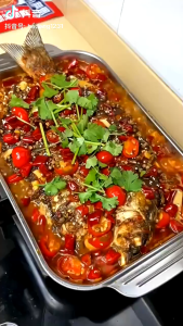 Rectangle Stainless Steel Deep Baking Tray with Handles & Food Trays with Lid