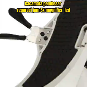 COD Kaca Pembesar Kacamata Reparasi Jam Magnifier with 2 LED 5 Lens 3.5X