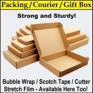 Carton Box Many Sizes Bubble Wrap Tape Cutter Adhesive Tape Stretch Film