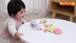 TOLOLO / HAPPY MONKEY Baby Hand Grip Soft Soothing Plush Toy T022