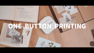 เครื่องปริ้นพกพา เครื่องพิมพ์สติ๊กเกอร์ Phomemo T02 เครื่องปริ้นสติ๊กเกอร์ ไร้หมึก พิมพ์ที่อยู่ รูปภาพ บาร์โค้ด ฉลาก Bluetooth Thermal Printer