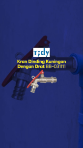 Tidy Kran Dinding Kuningan Dengan Drat BB-031111