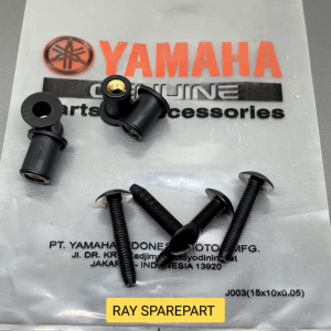 BAUT MUR KARET BODY VISOR WINDSHIELD SET YAMAHA NMAX AEROX LEXI XRIDE VIXION ORIGINAL