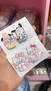 Maidu กิ๊บติดผม Sanrio น่ารักเครื่องประดับผมการ์ตูนสำหรับนักเรียนสำหรับเด็กผู้หญิง