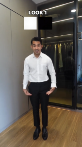 Kemeja Lengan Panjang Cowok Slim Reguler Baju Kerja Pria Katun