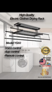 B&XL Model:YG93 Smart Hanging Track Voice ControlApp ControlEletric Lifting Clothes Hanger