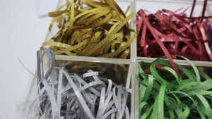 🇲🇾 🔥 50g Gold Silver Shine Shredded Raffia Paper Hamper Wrapping Gift Box Filler Cebisan Kertas Hiasan Hantaran Kenduri