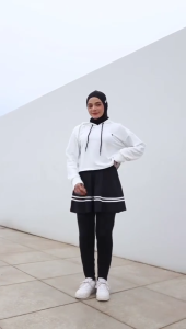 TERBARU CELANA ROK OLAHRAGA LIST POLOS / CELANA ROK LEGGING WANITA OLAHRAGA 2024 CELANA  OLAHRAGA