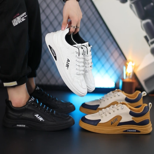 Moonsite Sepatu Sneakers Putih Slip On & Kasual Modern