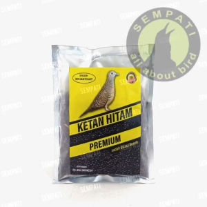 SEMPATI Ketan Hitam Premium 125gr Pakan Makanan Burung Perkutut Tekukur Derkuku Puter Pakan Harian Burung Ketan Hitam Asli Original Bersih Extra Fooding Burung Perkutut