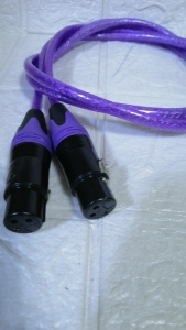 XLR female to RCA Audio Connector Cable Wire 1m