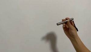 Senter Camping Mini LED XML Cree Emergency Portable Flashlight - Silver