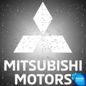1X Mitsubishi Motors Sticker | Weather proof die-cut decals | 4 inches | not printed