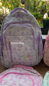 Gracey Bag 75063S/75163S Tas Ransel Sekolah Anak Perempuan/Remaja Silvergirl