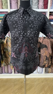 Jayabaya Batik AMARTA Kemeja Katun Lengan Pendek