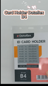 Dataflex Id Card B4 / Card Holder / Name Tag Holder Case Plastik Mika VC - 604 Isi 20