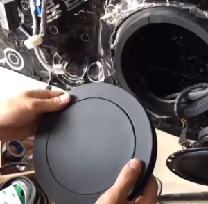 1คู่ โฟมซับเสียงลำโพง แผ่นซับเสียงลำโพง สำหรับลำโพงรถยนต์ขนาด 6.5 นิ้ว ให้ลำโพงเสียงดีขึ้น