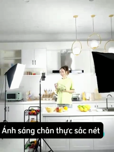 300W LED Bulb Softbox Lamp for Studio Photography Lighting - ไฟสตูดิโอ 300W LED ไฟไลฟ์สด ให้เนื้อง สวยงาม