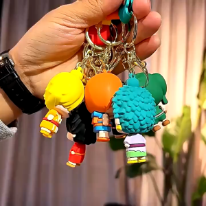 "RGK" Gantungan Kunci Karakter One Piece KeyChains Onepiece 3D keren