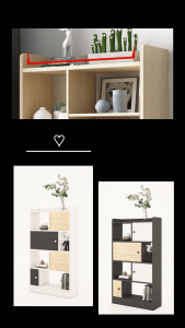 FREESHIP HCM - Kệ Sách Gỗ MDF Tatana KS005 – có thiết kế theo yêu cầu khách hàng
