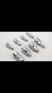 Quick Coupler Connector Angin Neple Kompresor Universal Drat 1/4 Inch