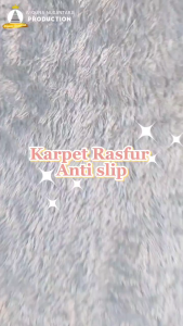 Karpet Bulu Rasfur Anti Slip 150 X 100 X 3 Cm